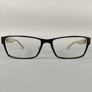 DIESEL Black Grey Acetate Rectangle Frames